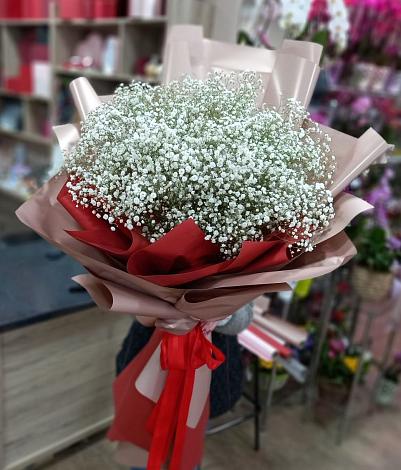 Букет цветов из: Гипсофила в Ловлинской