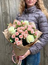 Букет цветов из:  Розы в Ловлинской